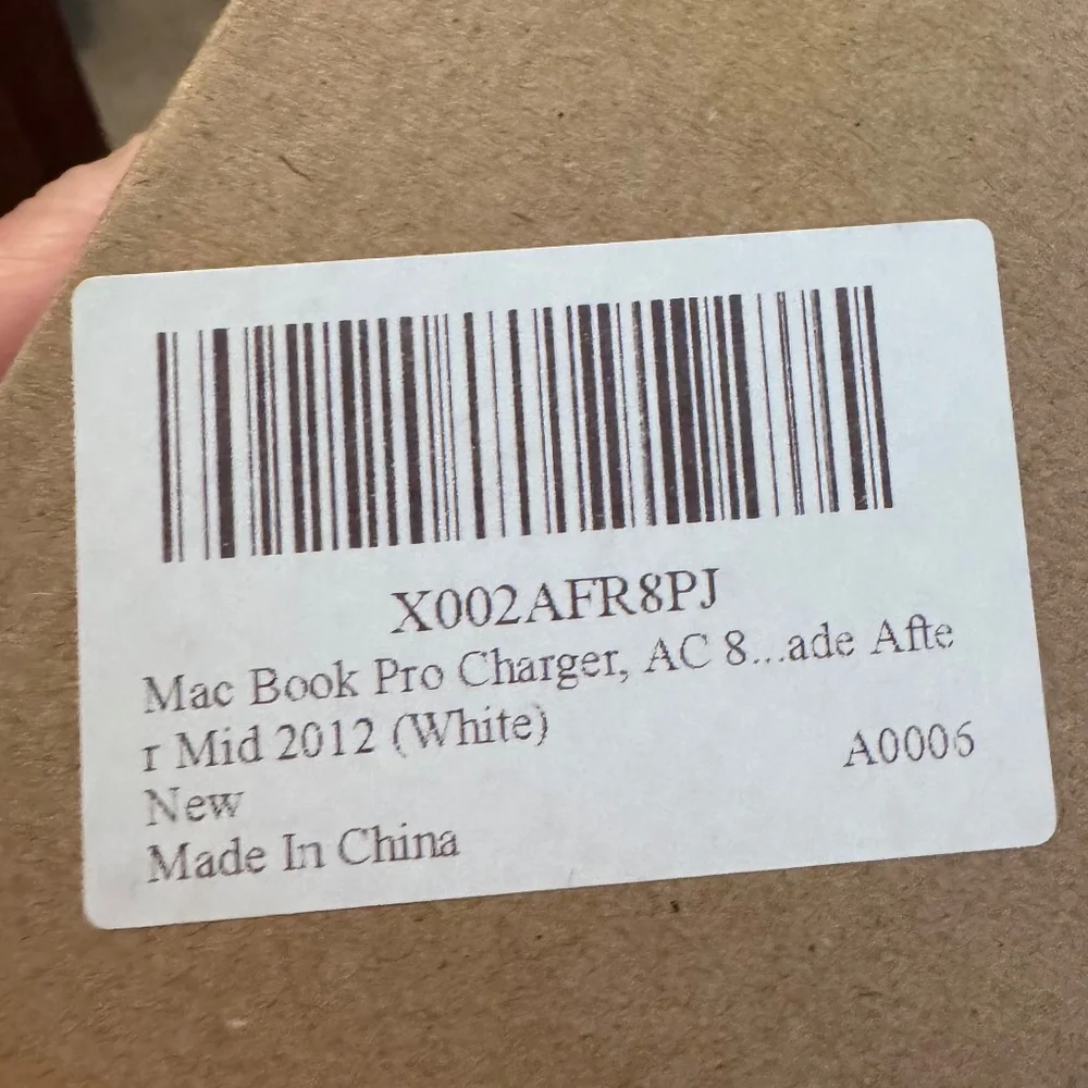 White Power Adapter for Laptops